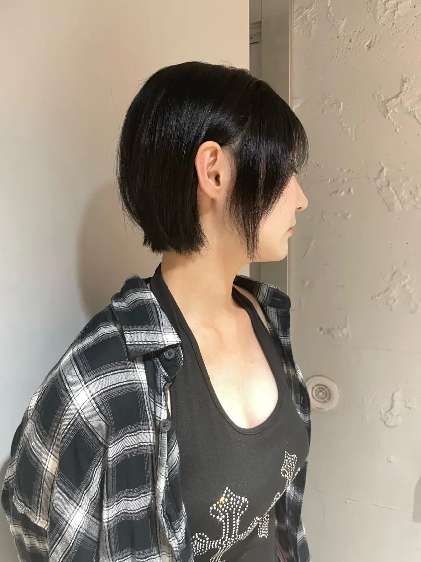 ショート ショートボブ ボブ ショートヘア 抜け感ショートボブ/ レイヤーkoukiのヘアスタイル