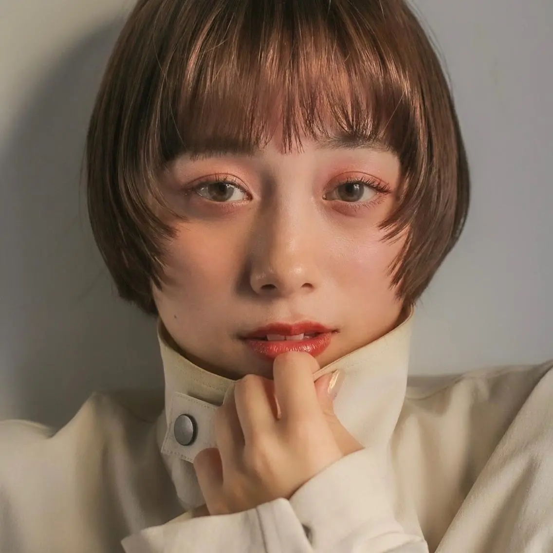 ショート カット ヘアカラー トリートメント ショートとレイヤーが 好きな人|三浦翔のヘアスタイル