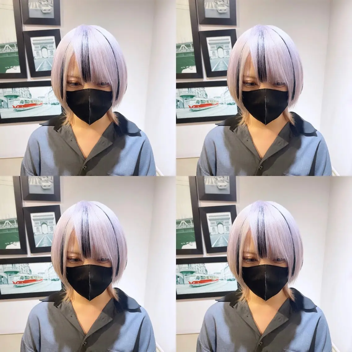 ショート カラー エクステ 🌟トップデザイナー 高橋🌟のヘアスタイル