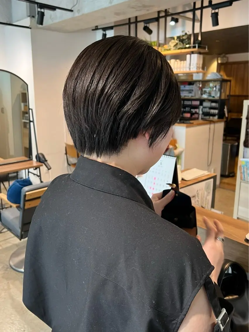 ショート カラー ボブ ショートヘア 無料モデル急募/韓国 ヘア/ボブ/Rinのヘアスタイル