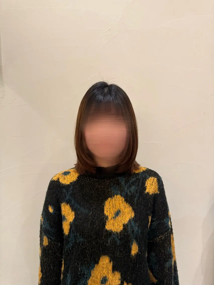 ミディアム ナカマエ アイリのヘアスタイル