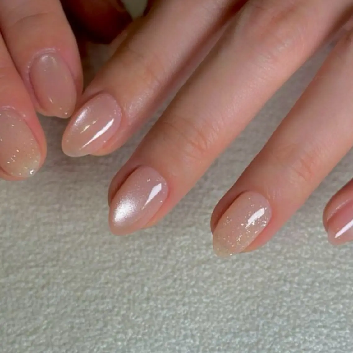 ネイル アートネイル チークネイル フレンチネイル グラデーション ハート Akina Nail 亀戸のネイルデザイン