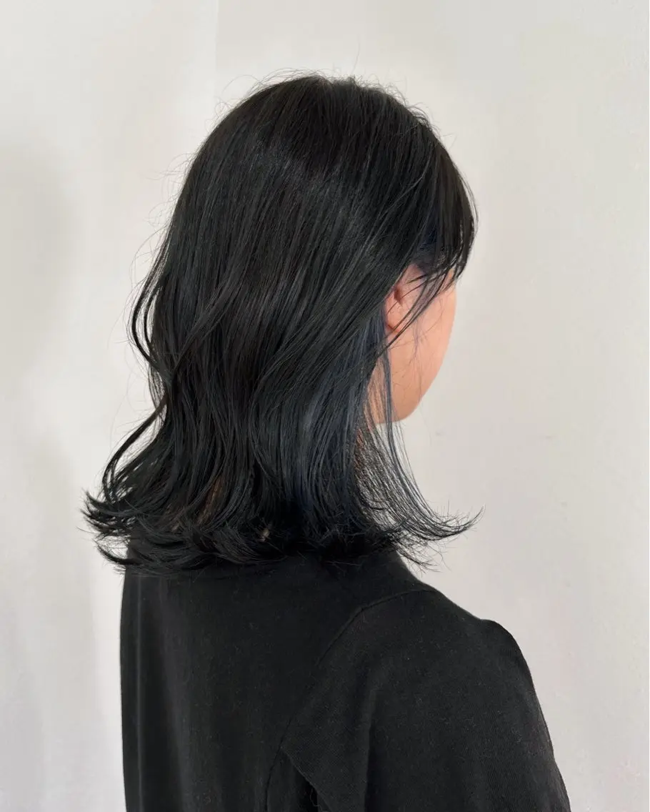ミディアム カラー カット ヘアカラー TRENCH　相澤 果歩のヘアスタイル
