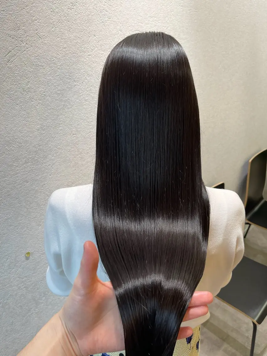 ロング ヘアカラー ♡iku♡カラー 髪質改善 アレンジのヘアスタイル