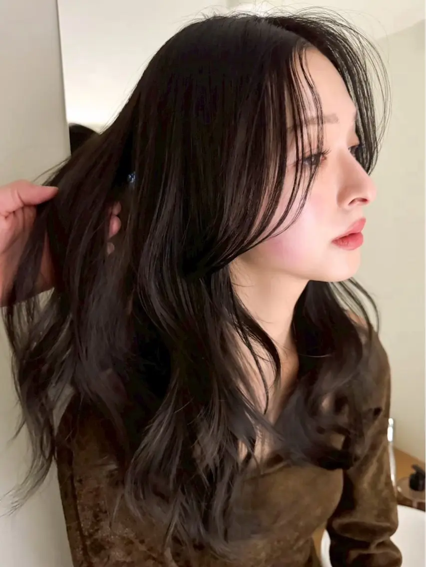 セミロング カラー ヘアカラー 艶髪透明感カラー / まあやのヘアスタイル