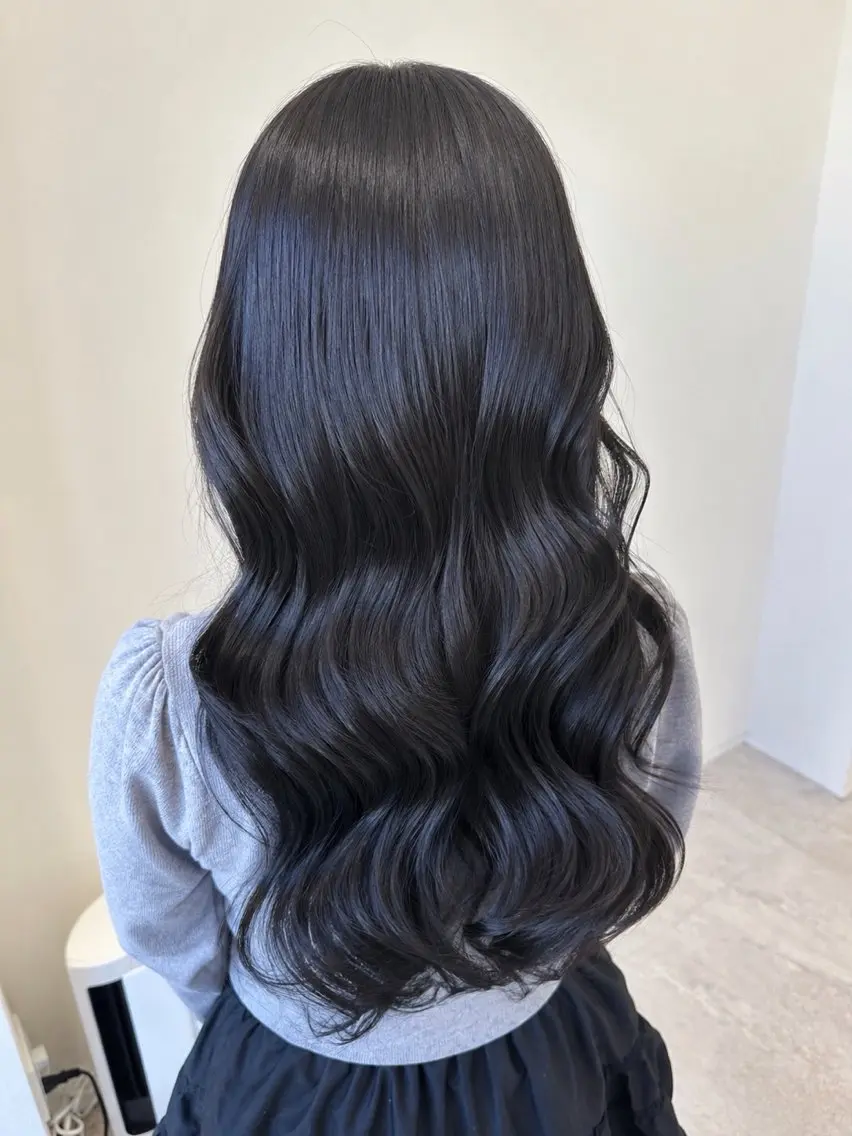 ミディアム プルエクステ エクステ エクステ 原宿プルエクステ 🎀NENE🎀のヘアスタイル