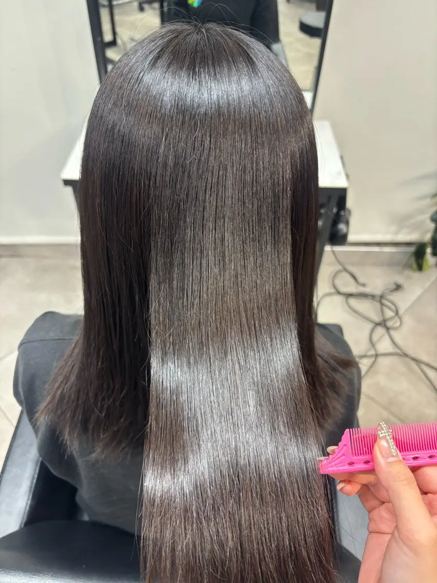 ロング 髪質改善 縮毛矯正 縮毛矯正 GiseL 美優のヘアスタイル