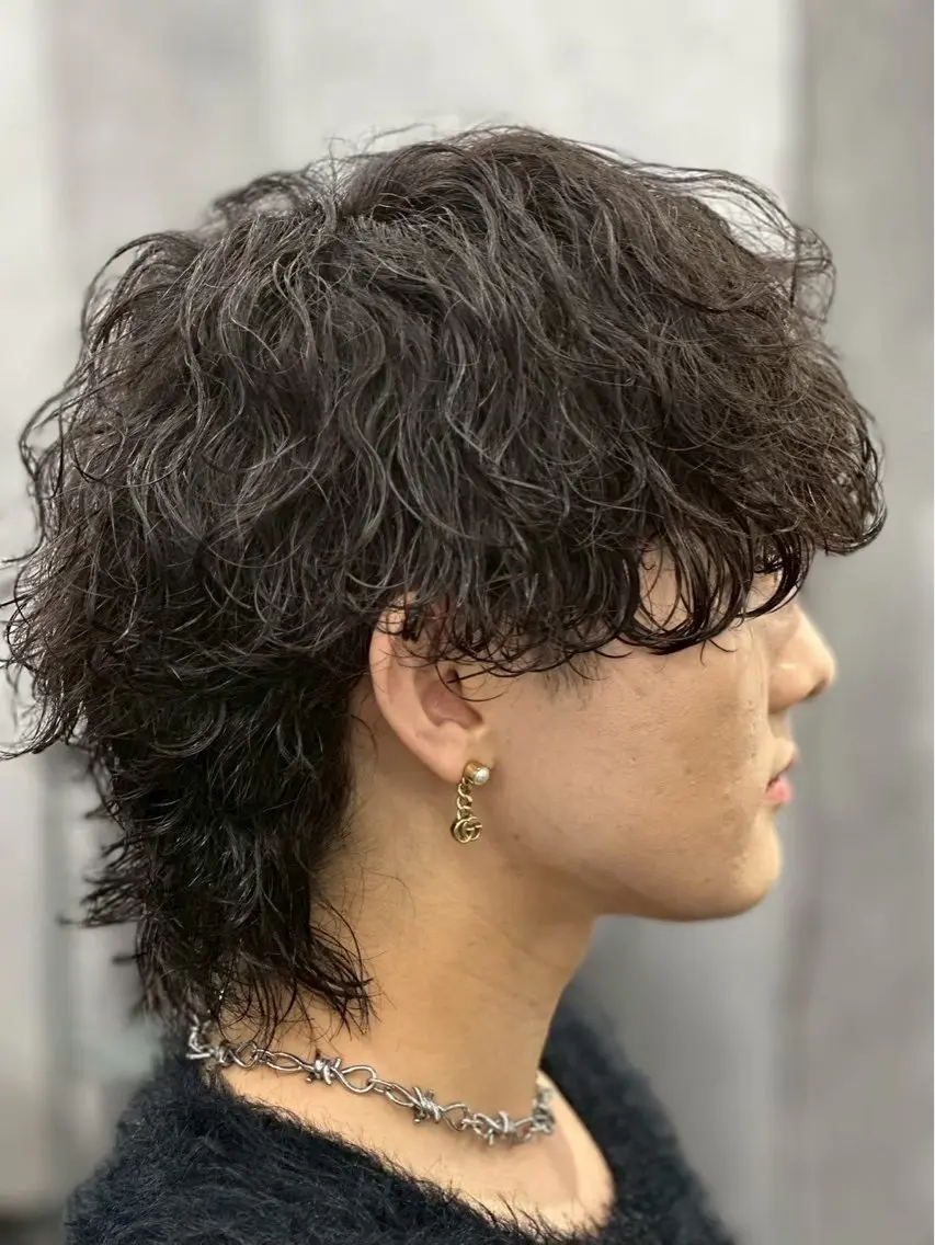 セミロング パーマ メンズ 新宿No.1パーマ師 💈コウヨウ💈のヘアスタイル