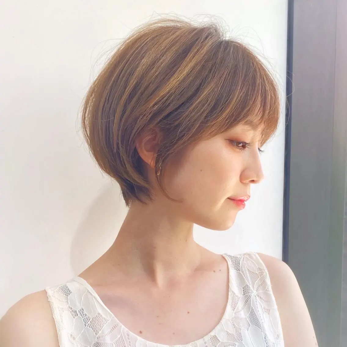 ショート くびれヘア ショートヘア ショート/レイヤー カット/服部タカノリのヘアスタイル