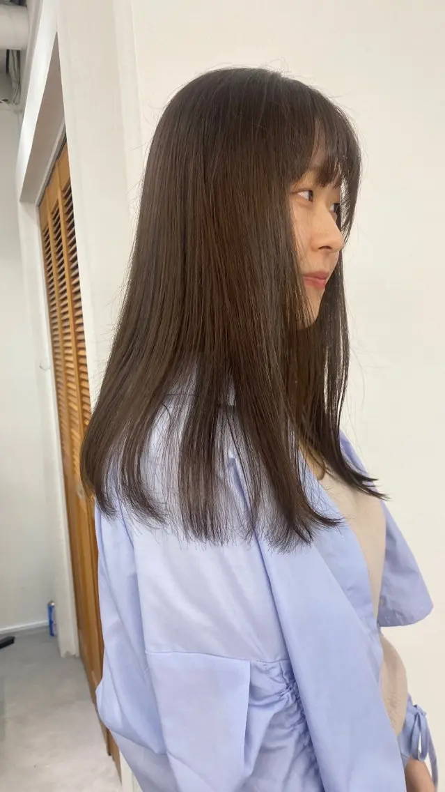 ロング カラー レイヤーボブ/ 艶カラー/サナ🌼のヘアスタイル