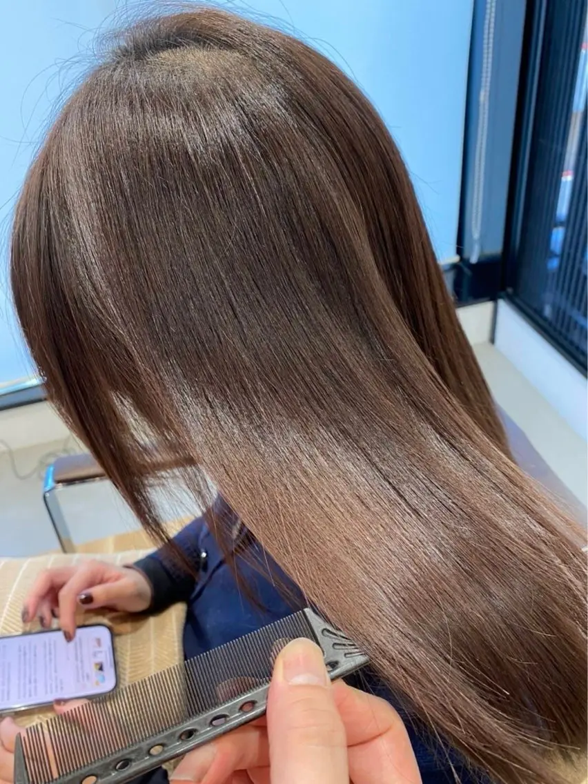 ロング トリートメント 野村 健太のヘアスタイル