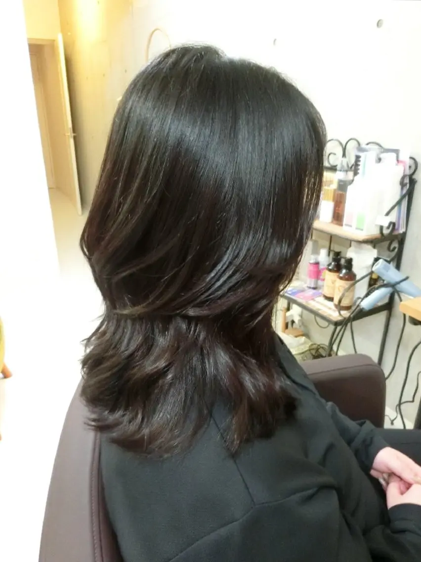 ショート レイヤーカット カット nao 艶カラー・髪質改善のヘアスタイル
