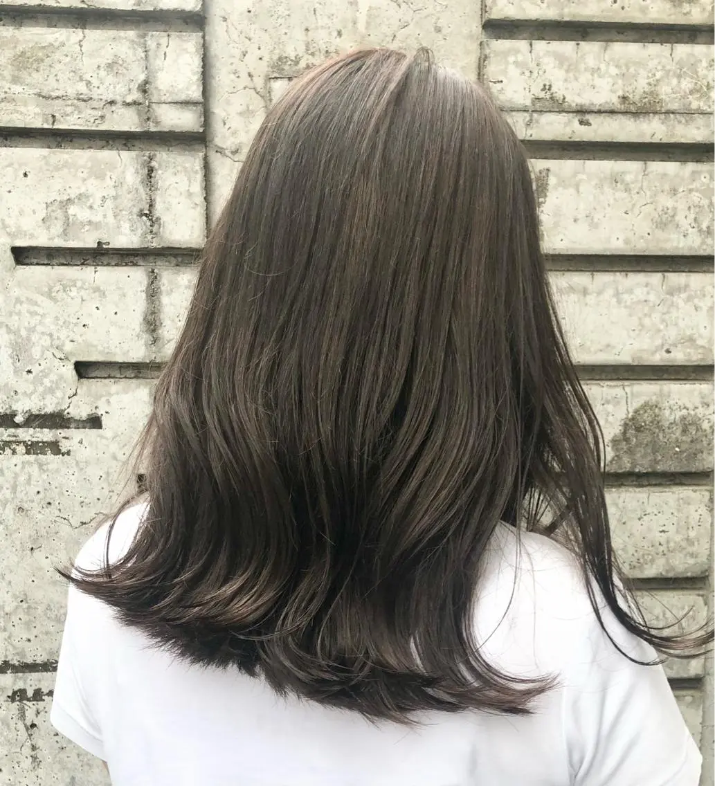 カラー アディクシーカラー 透明感カラー カット ヘアカラー トリートメント ハイトーン/ブリーチ 似合せカット/パーマのヘアスタイル