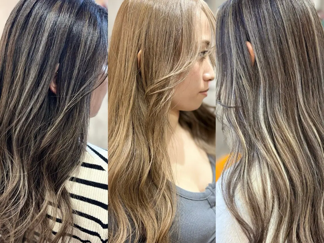 ロング ヘアカラー トリートメント yoshihara yuukiのヘアスタイル