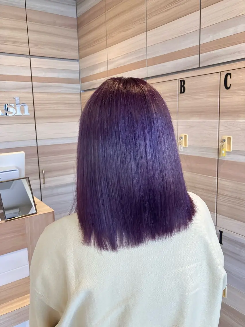 ミディアム カラー ブリーチ ダブルカラー ヘアカラー モデル様募集中🍏✨ Ash_Manamiのヘアスタイル
