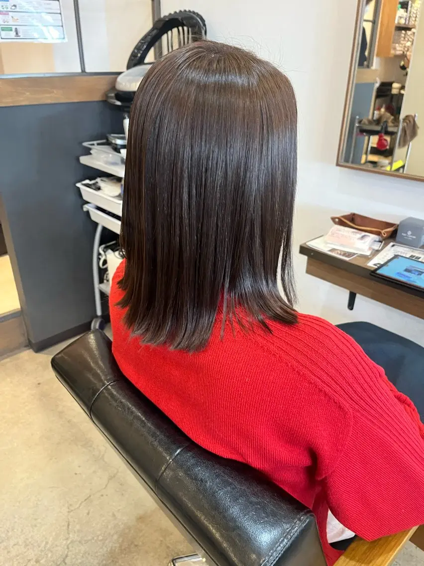 ミディアム ヘアカラー 小堀 いぶきのヘアスタイル