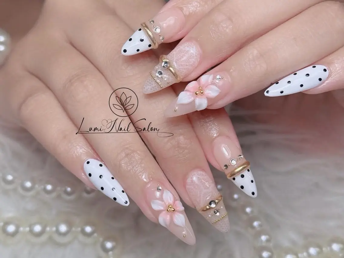 ロング ハンドネイル Lumi Shinokuboのネイルデザイン
