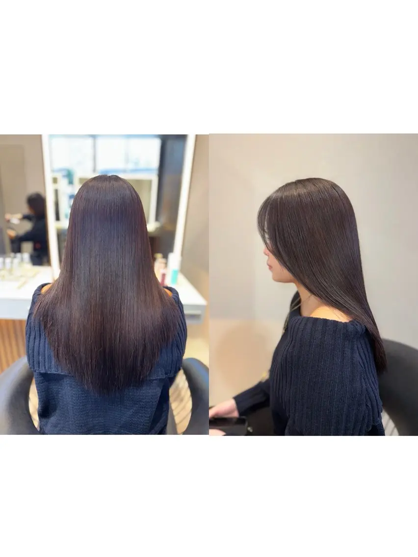 ロング くせ毛 ハイレイヤー レイヤーカット 小顔カット 無料カットモデル募集 🍀KOSEI🍀のヘアスタイル