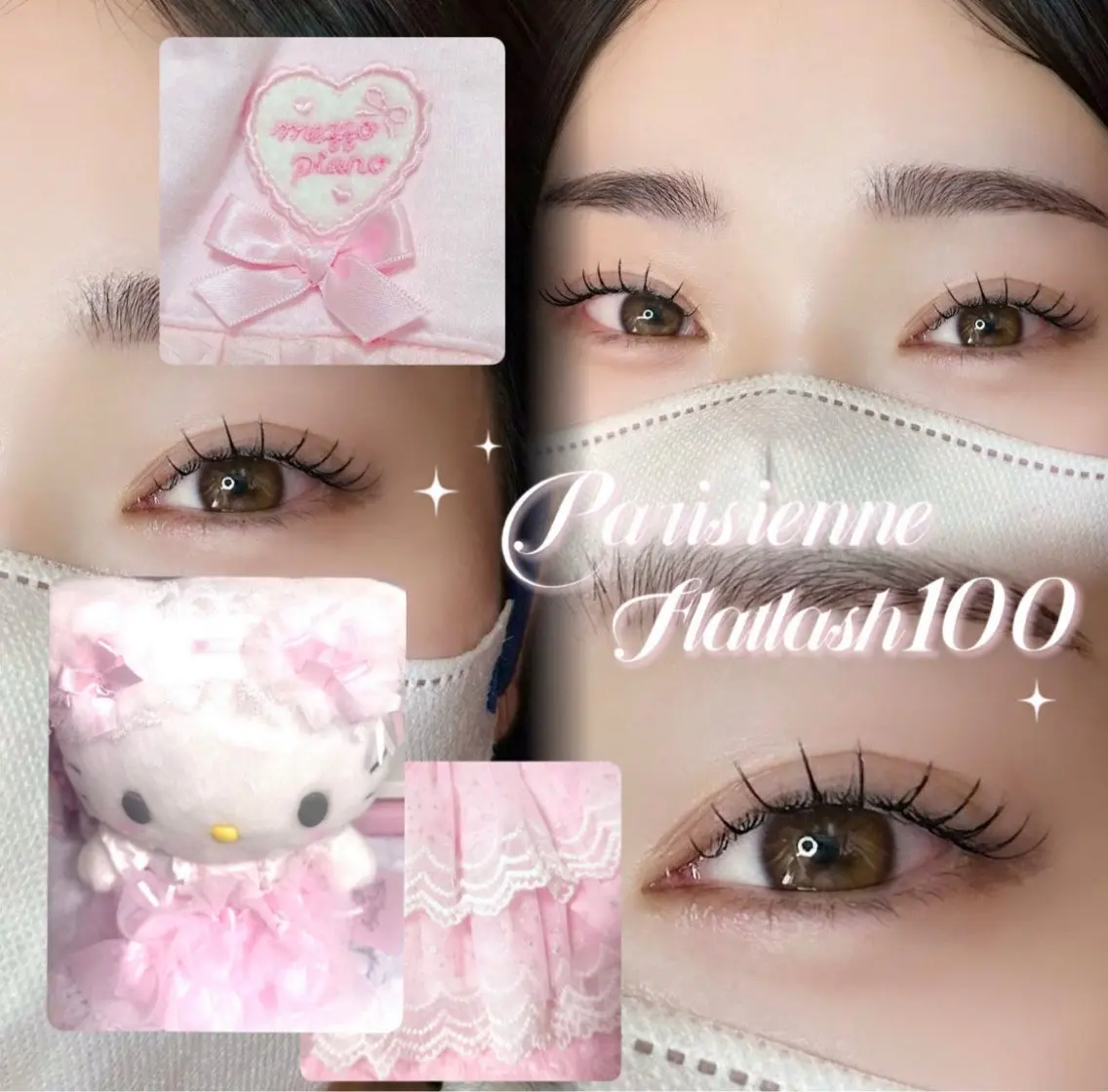 マツエク・マツパ 。ꕤ°₊sakura 束感まつ毛⊹𓈒✿のマツエク・マツパデザイン