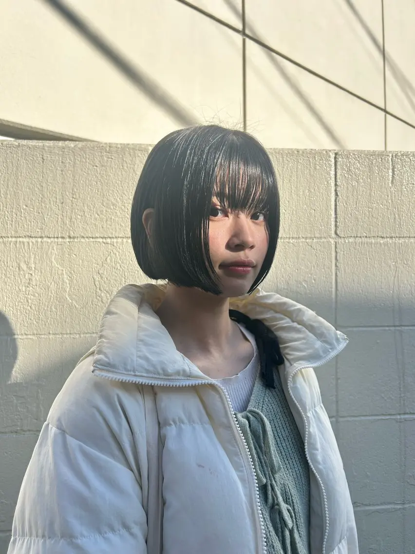 ミディアム ワンレンボブ ボブ 髪質改善 カット ヘアカラー 林 コウセイ【三軒茶屋】のヘアスタイル