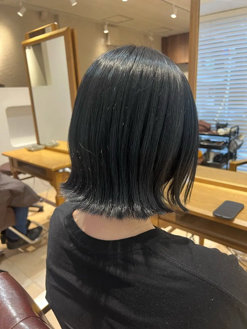 ミディアム カラー 🥀韓国ヘア🥀 宮津真菜のヘアスタイル
