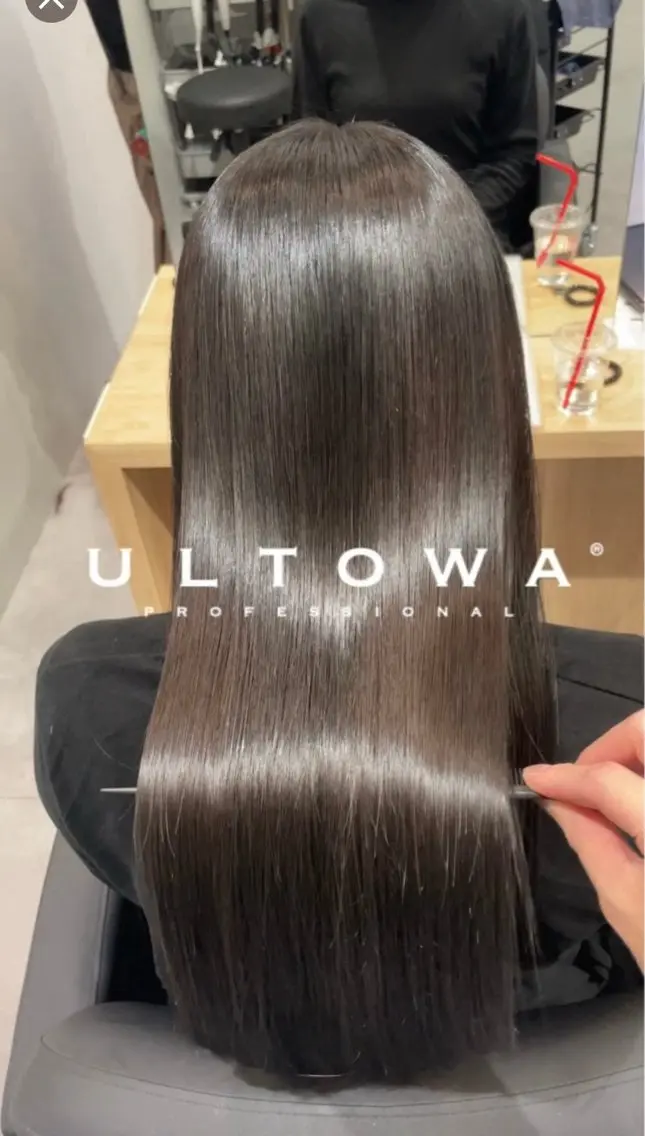 ロング トリートメント 羽田 優新のヘアスタイル