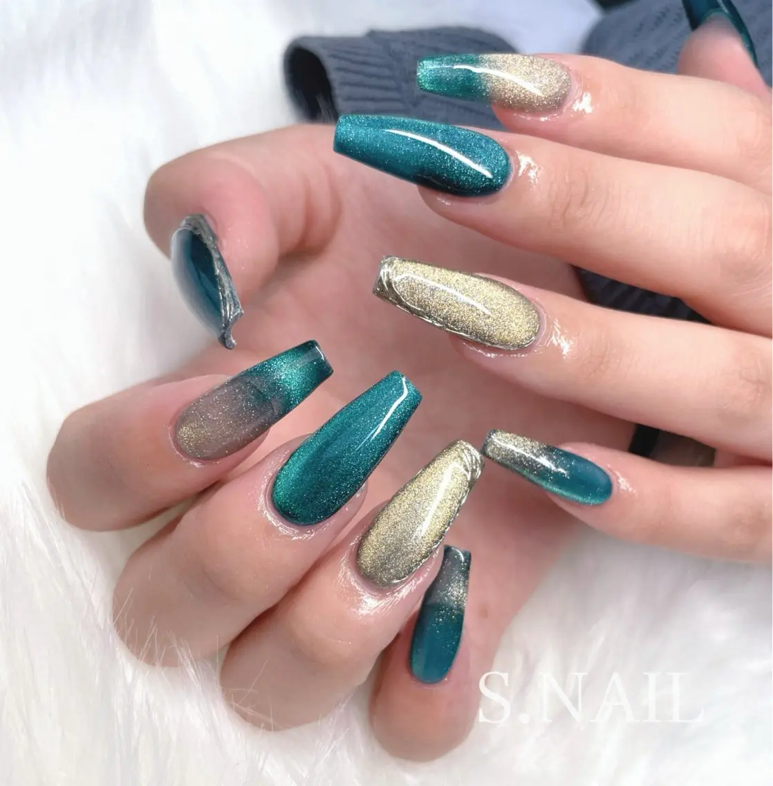 ネイル スカルプネイル ハンドネイル S.NAIL Suuのネイルデザイン