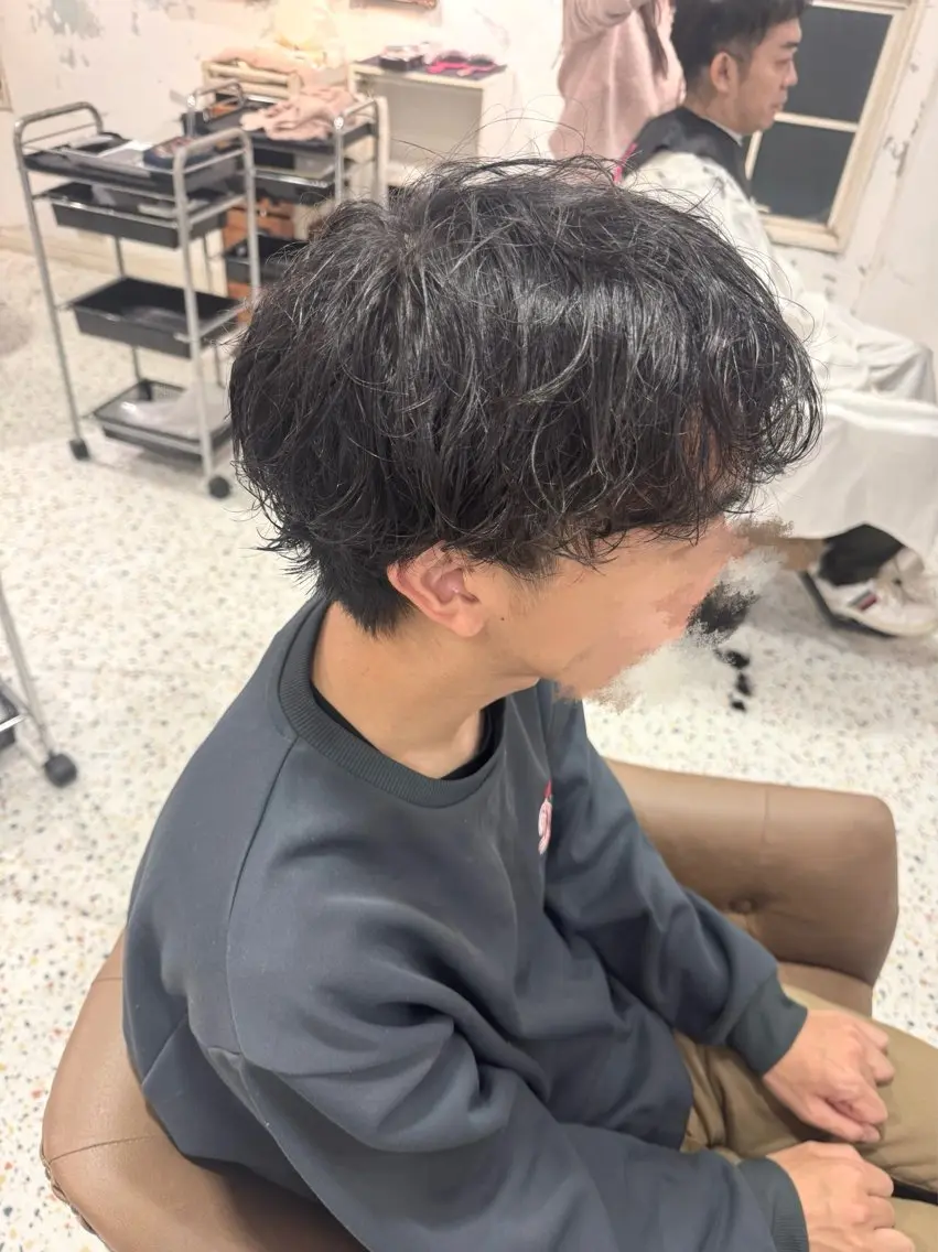 パーマ メンズ 伊関 優愛*.+ﾟのヘアスタイル