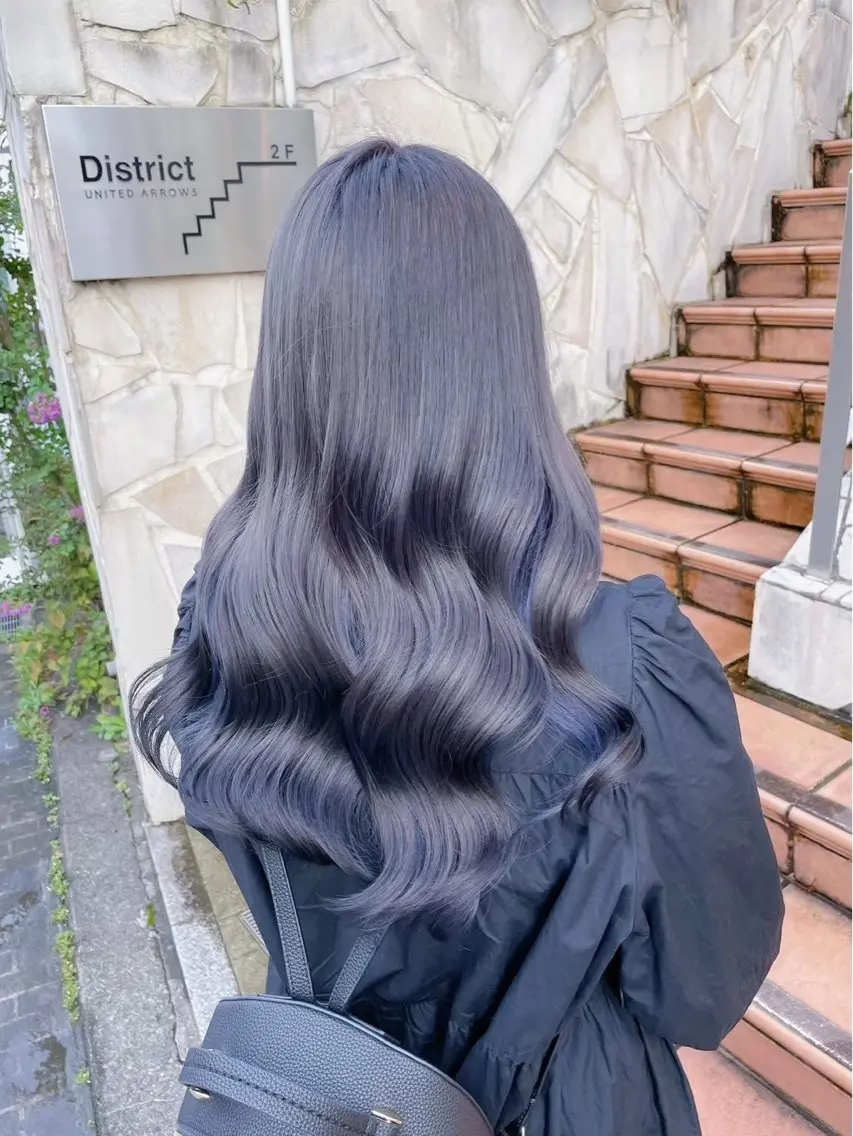 セミロング カラー パーマ 柔らかカラー/ 縮毛矯正YUTO🧋のヘアスタイル
