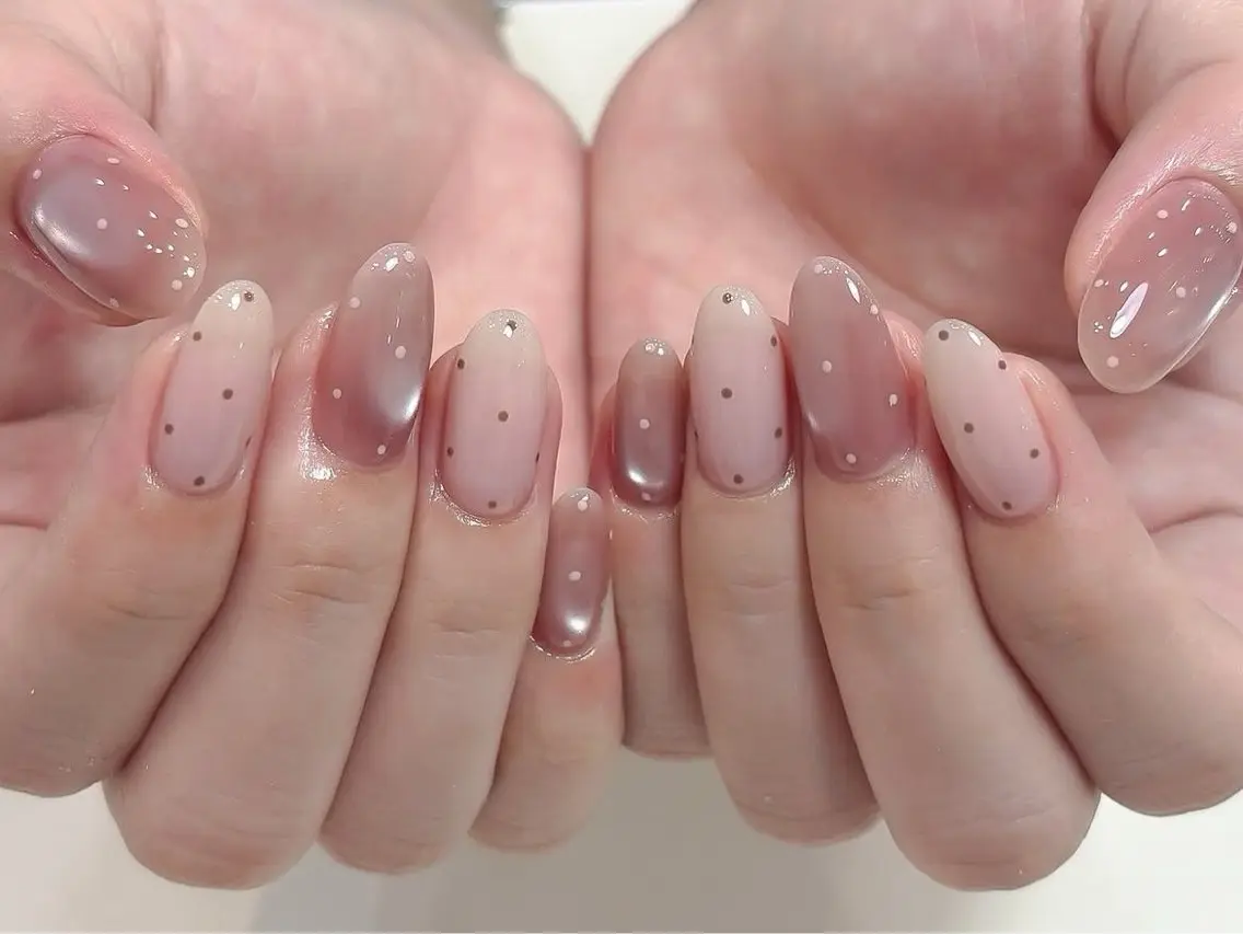 ネイル オーロラネイル チークネイル フットネイル フレンチネイル ジェルネイル ハンドネイル NEW NAIL💞 yuki🔥のネイルデザイン
