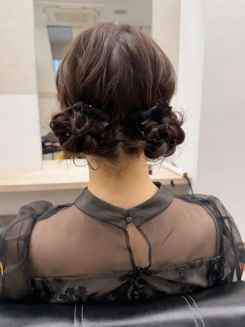 ヘアアレンジ ヘアセット 🎀透明感 カラーHiROEのヘアスタイル