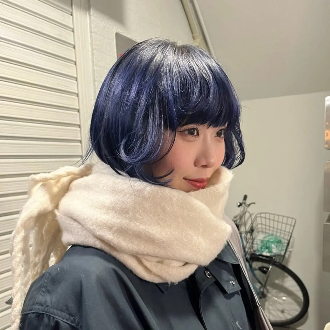 カラー ヘアカラー オリーブ🎶アッシュ グレージュちひろ🧸のヘアスタイル