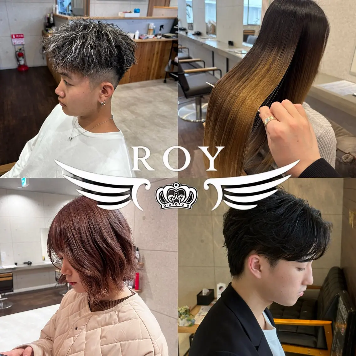 ロング カラー パーマ メンズ メンズパーマ 透明感カラー 髪質改善 縮毛矯正 髪質改善/艶カラー TSUBASAのヘアスタイル