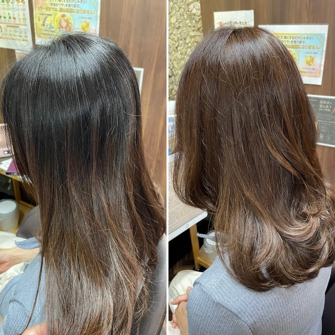 カラー katae sayoriのヘアスタイル