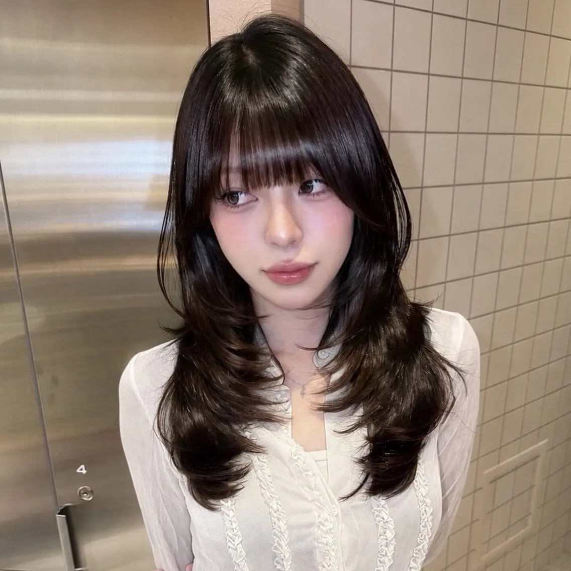 ロング カラー カット ⟡美髪矯正/レイヤー /新宿🌙Yuukaのヘアスタイル