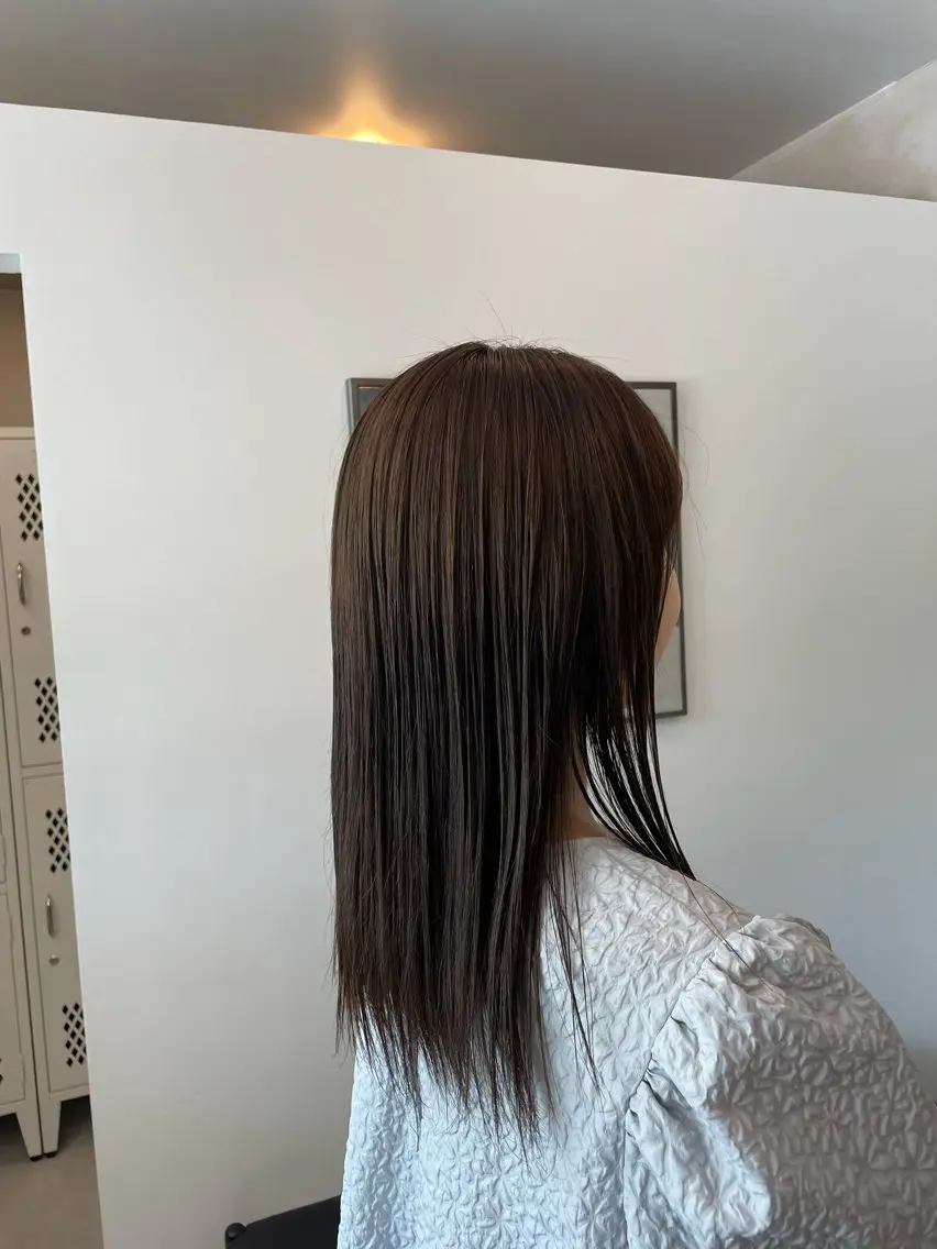 セミロング カイ/名古屋・伏見 カットモデルのヘアスタイル