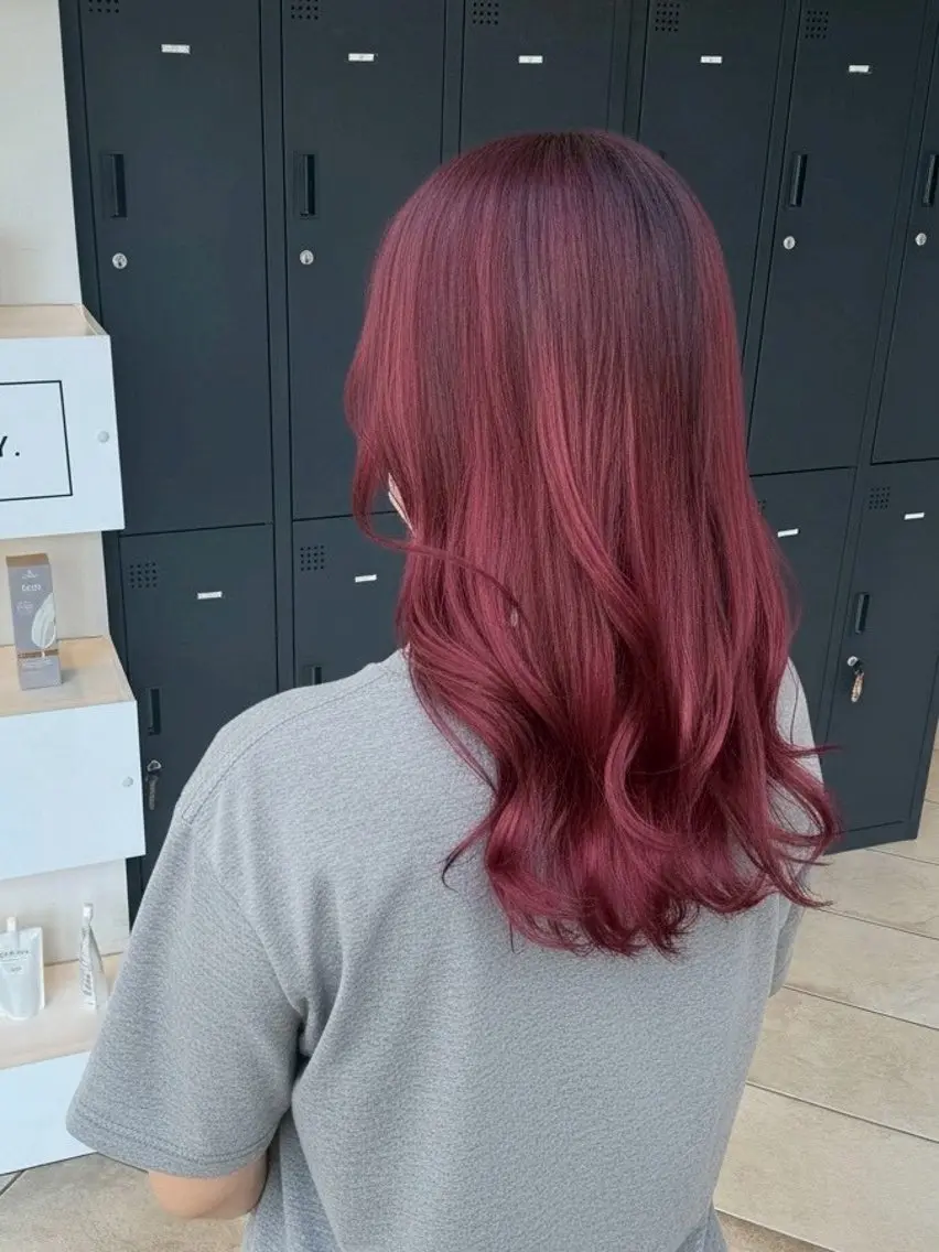 ロング カラー MOKA🌼淵野辺 カラーモデル募集のヘアスタイル