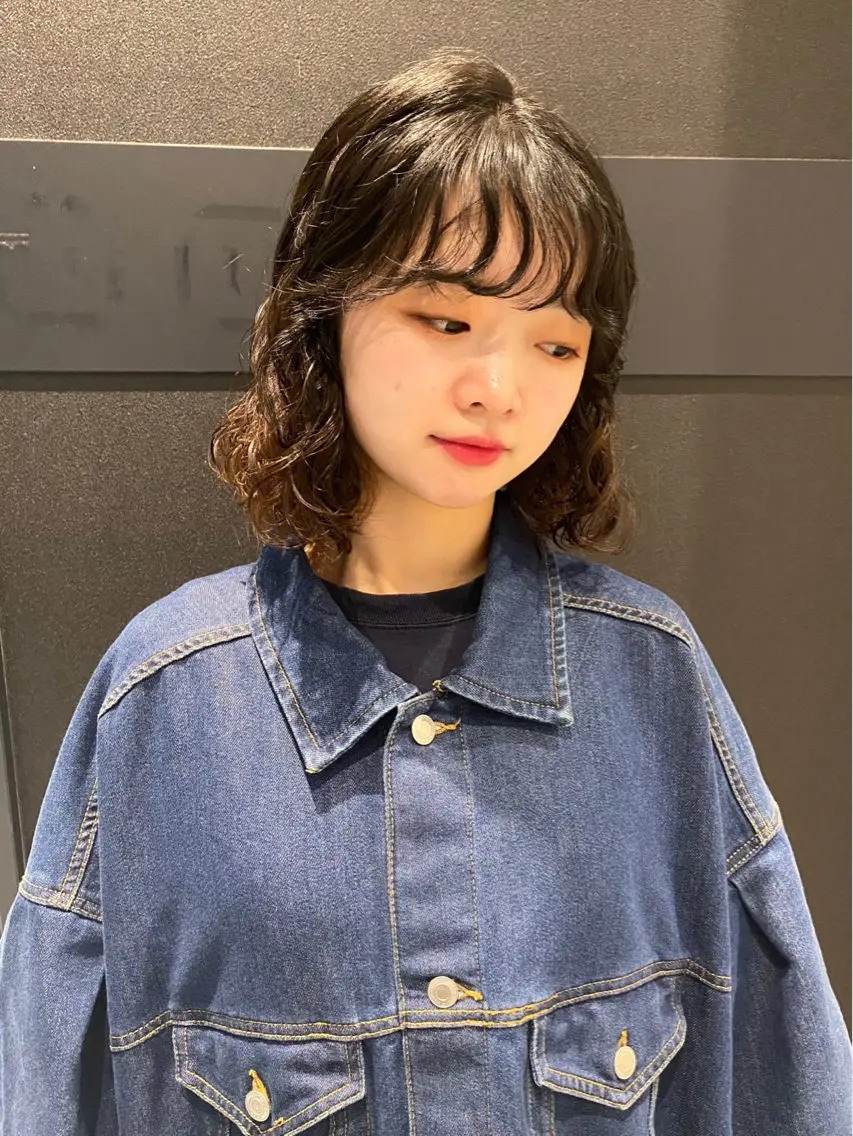 ショート カラー パーマ カット パーマ mai / linoah˚✧のヘアスタイル
