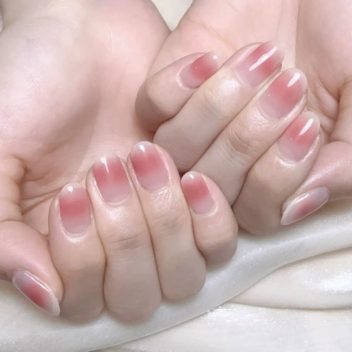 メンズ ネイル メンズ韓国風 アートネイル オーロラネイル ガーリー キラキラネイル ハンドネイル Nail salon 木にいるのネイルデザイン