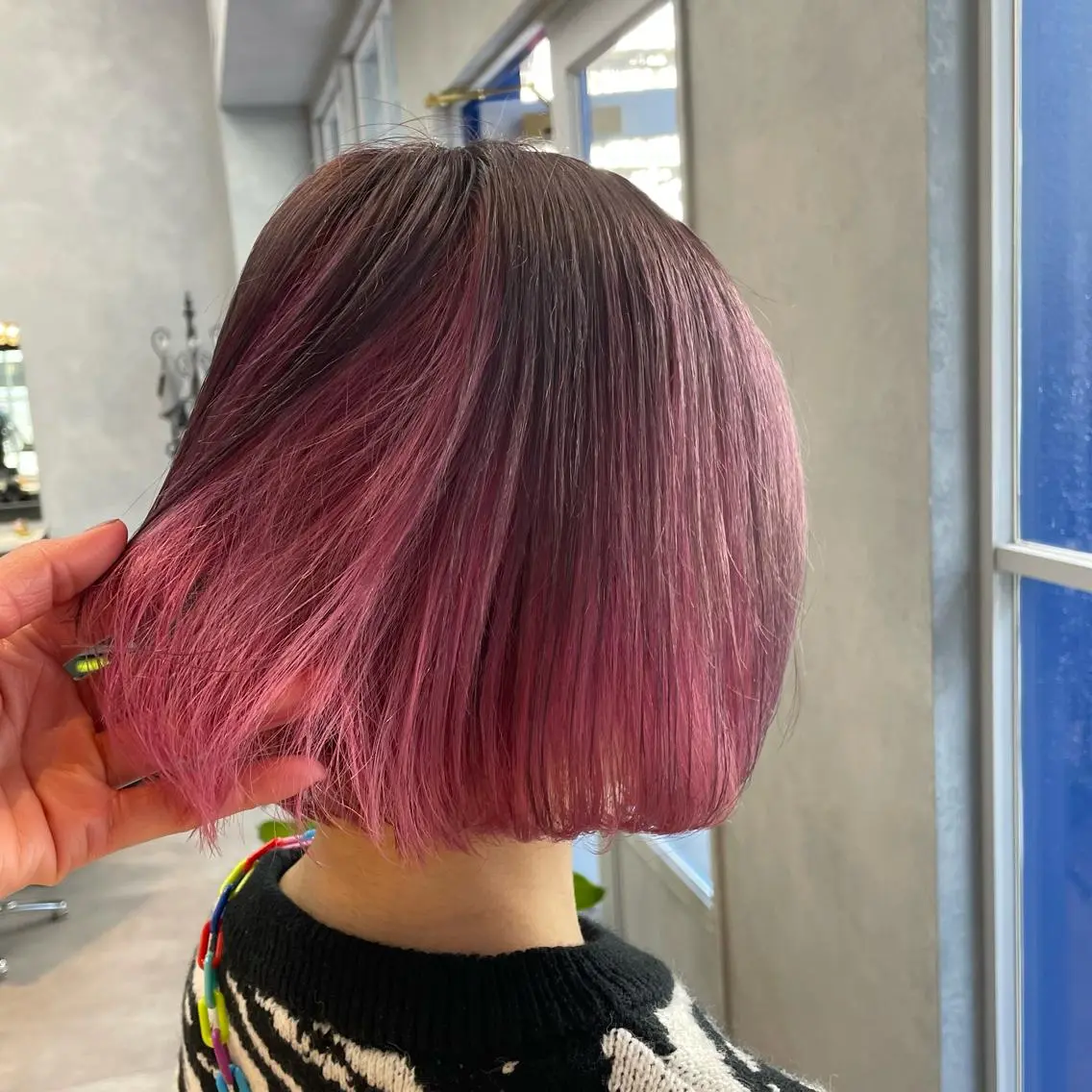 ショート ヘアカラー 🫧艶髪/ブリーチ 🐳honami🫧のヘアスタイル