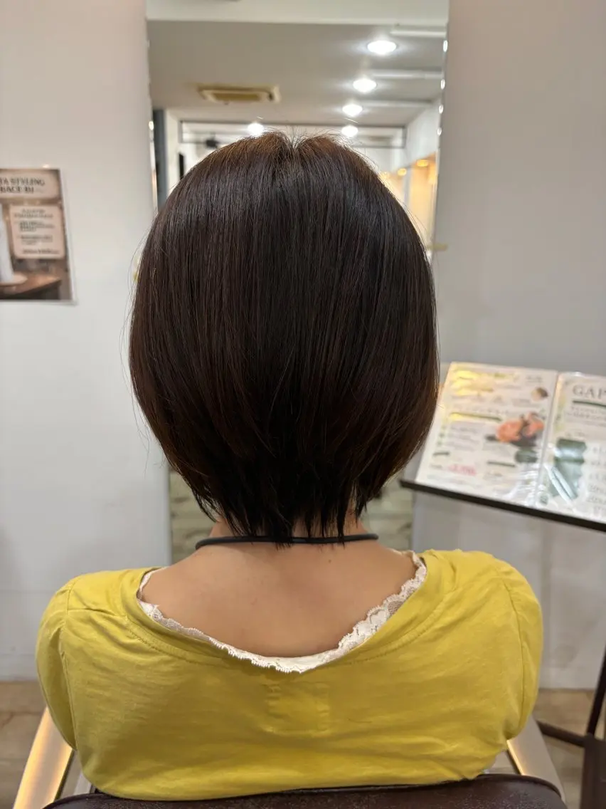 ショート 桑田 彩奈のヘアスタイル