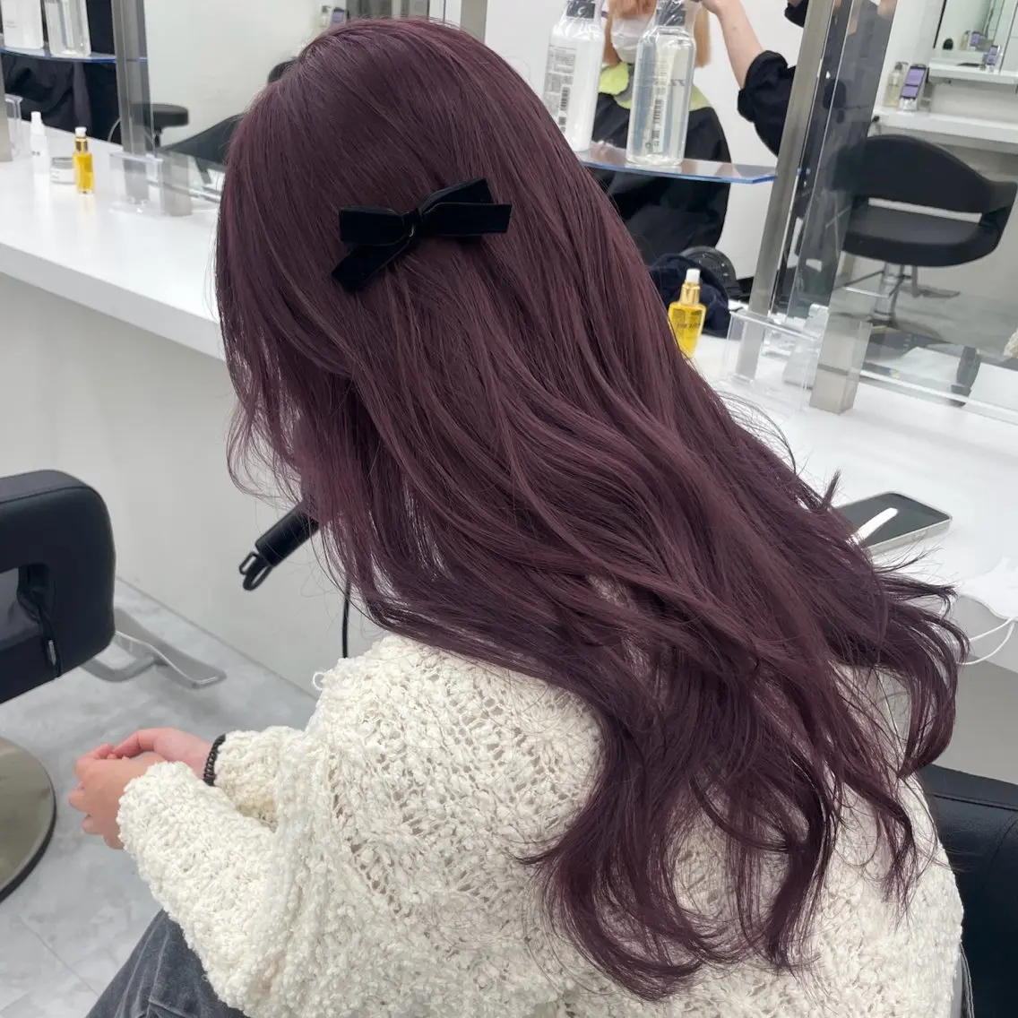 ロング ヘアカラー MOE 福岡韓国ヘア✧︎のヘアスタイル