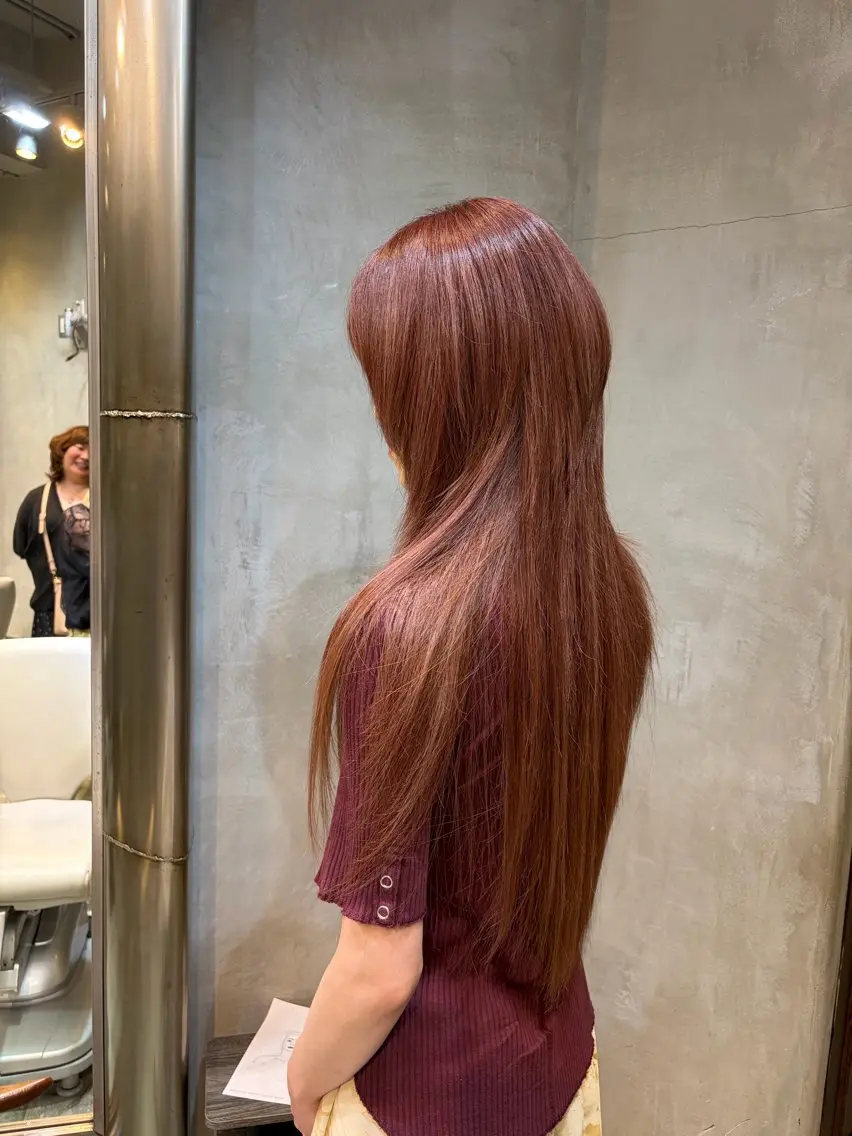ロング カット トリートメント 松下 倫子のヘアスタイル
