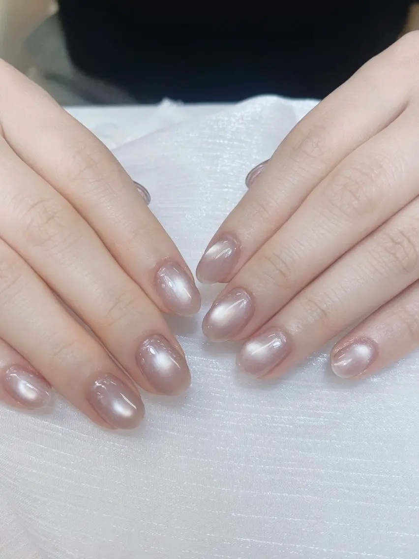 ネイル チークネイル 成人式 フレンチネイル グラデーション 氷ネイル・うるうるネイル ハンドネイル DUO MI nail salonのネイルデザイン