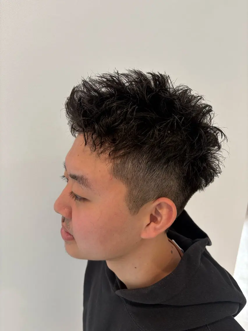 パーマ メンズ moi Blanc/ Aoyagiのヘアスタイル