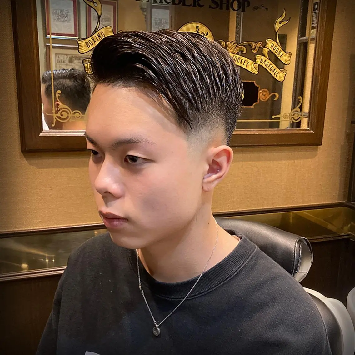 ショート 店長💈山田竜太 BARBERのヘアスタイル