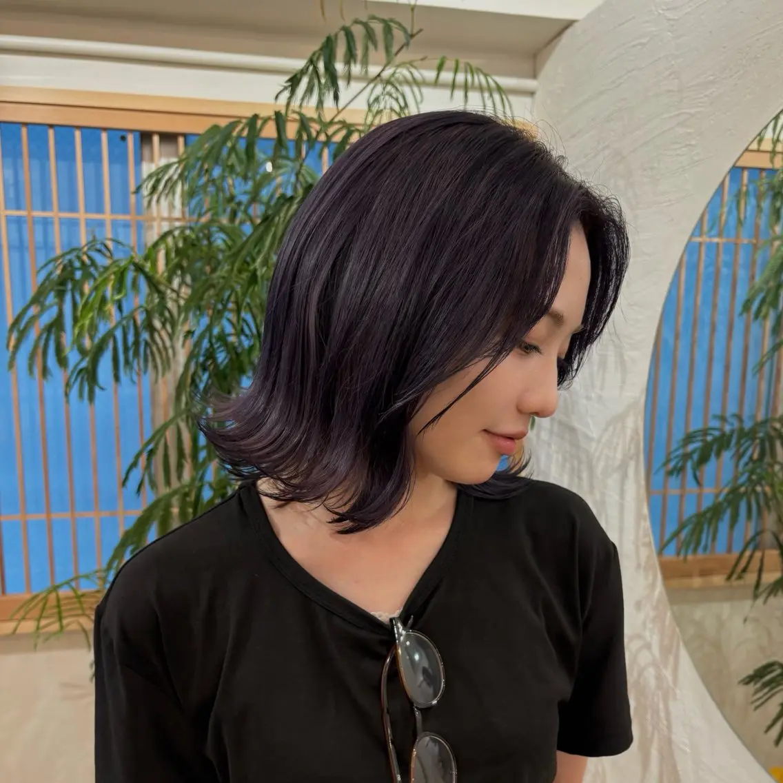 ミディアム カラー ヘアカラー JuJu (orange)のヘアスタイル