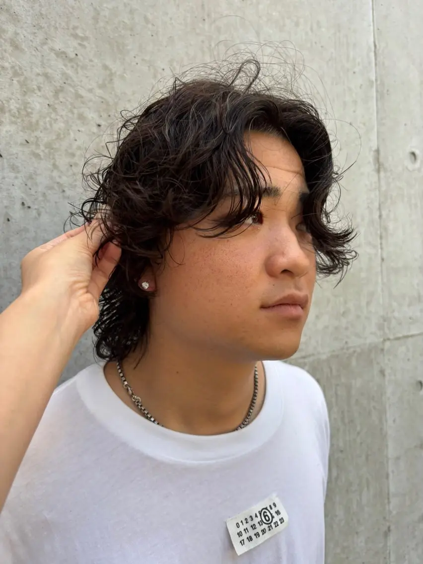 パーマ カット パーマ ヘッドスパ 瑠己杏 :ボブ/ ハイトーンワンカラーのヘアスタイル
