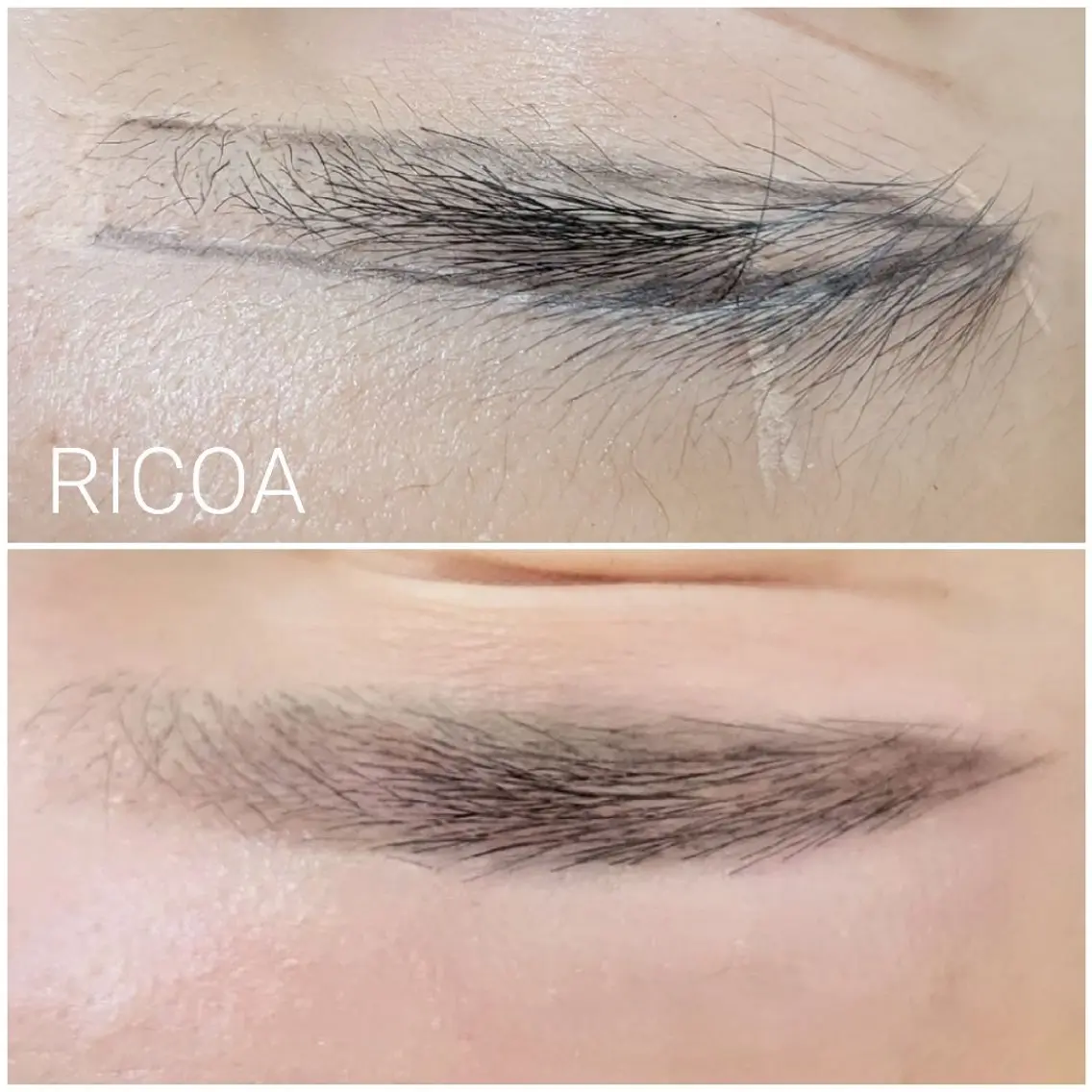 アイブロウ 眉毛ワックス脱毛 RICOA 酒井のマツエク・マツパデザイン