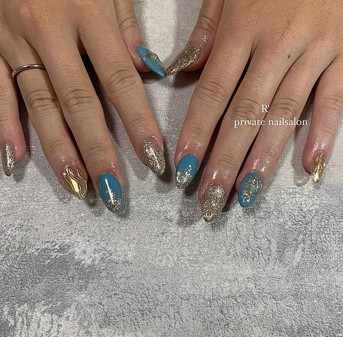 ネイル 夏ネイル Bersinar nail(rina)のネイルデザイン
